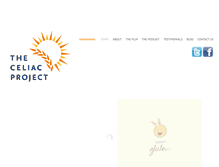 Tablet Screenshot of celiacproject.com